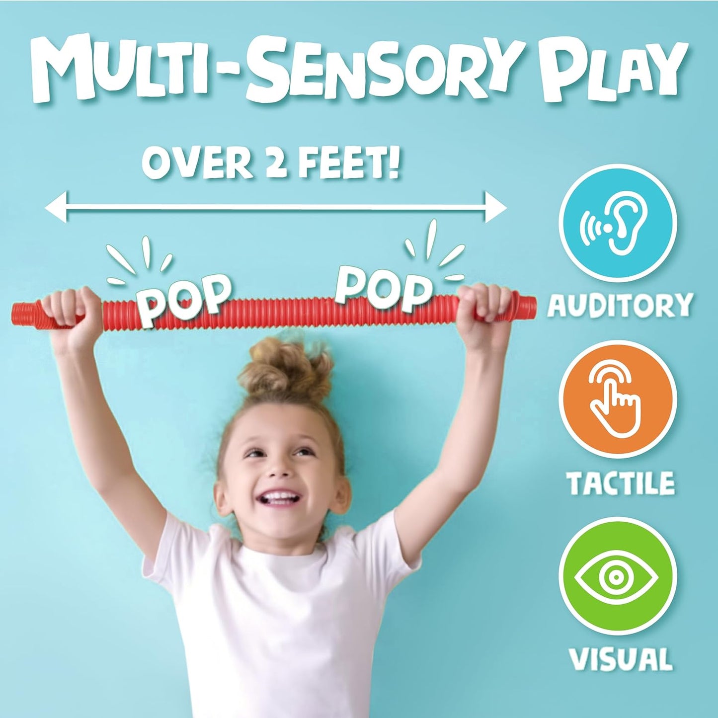 "Creative Fun and Learning with Pop Tubes - Perfect Stocking Stuffers for Kids Ages 3-8!"